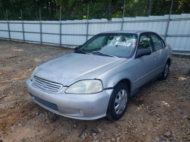 Photo 2 from auction – 2000 HONDA CIVIC BASE with VIN 2HGEJ6618YH550027