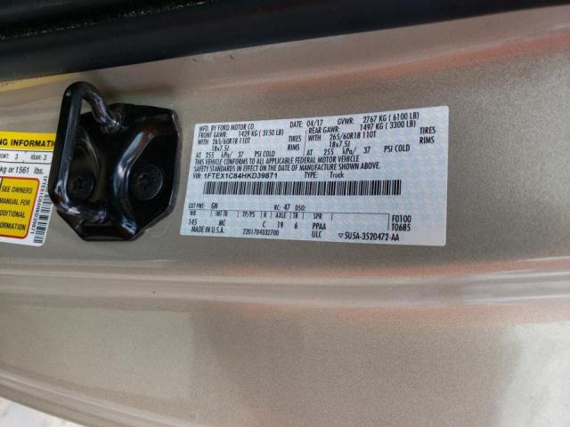 Photo 10 from auction – 2017 FORD F150 SUPER with VIN 1FTEX1C84HKD39871