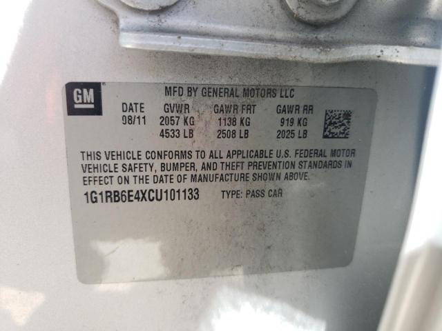 Photo 10 from auction – 2012 CHEVROLET VOLT with VIN 1G1RB6E4XCU101133
