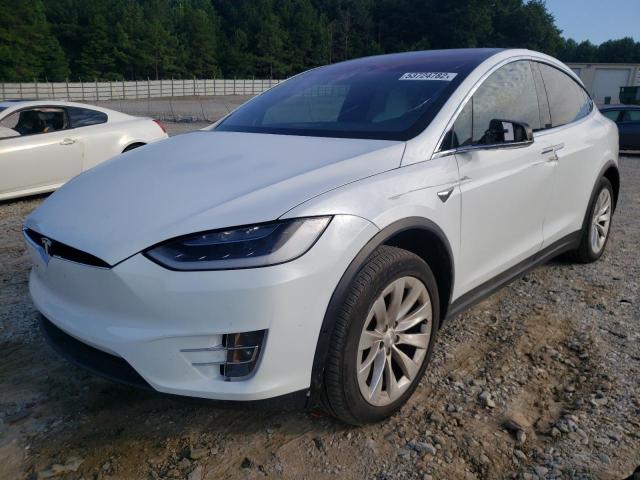 Photo 2 from auction – 2018 TESLA MODEL X with VIN 5YJXCDE21JF113966