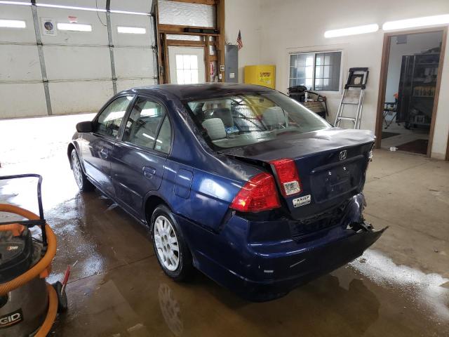 Photo 3 from auction – 2005 HONDA CIVIC LX with VIN 2HGES16685H595363