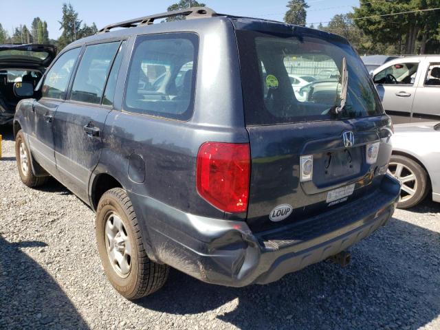 Photo 3 from auction – 2003 HONDA PILOT LX with VIN 2HKYF18163H614465