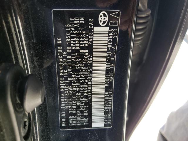 Photo 10 from auction – 2016 TOYOTA COROLLA L with VIN 5YFBURHE8GP511862