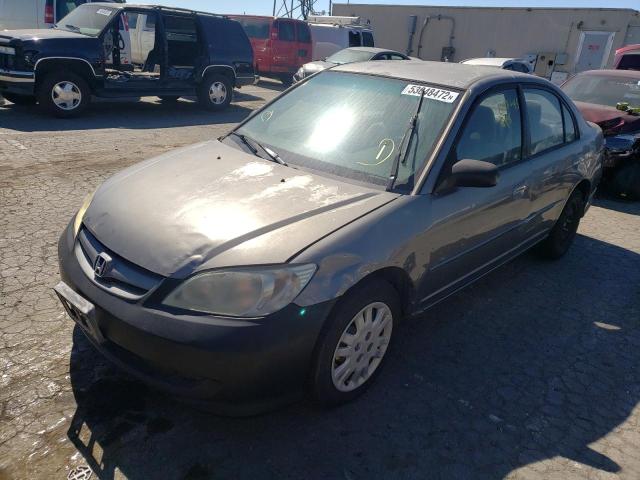 Photo 2 from auction – 2005 HONDA CIVIC LX with VIN 2HGES16535H511781