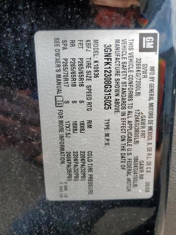Photo 10 from auction – 2008 CHEVROLET AVALANCHE with VIN 3GNFK12308G315025