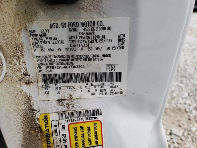 Photo 10 from auction – 2013 FORD F250 SUPER with VIN 1FTBF2A64DEB82204