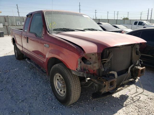 FORD F250 SUPER 2002 with VIN 1FTNX20F92EB73510 - Photo from auction