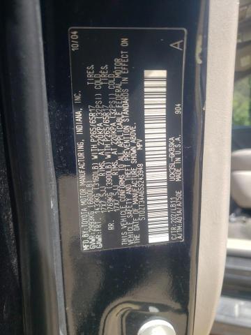 Photo 10 from auction – 2005 TOYOTA SEQUOIA SR with VIN 5TDZT34A65S243948