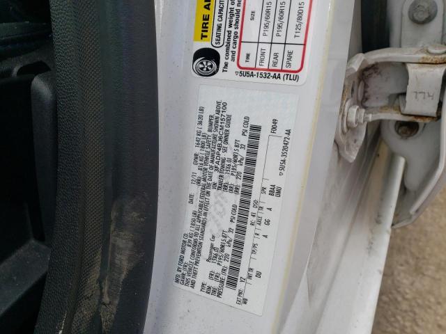 Photo 10 from auction – 2012 FORD FIESTA SE with VIN 3FADP4BJ6CM157100