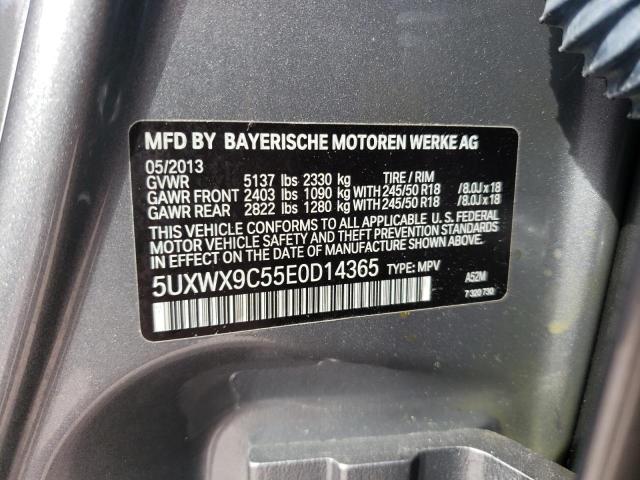 Photo 10 from auction – 2014 BMW X3 XDRIVE2 with VIN 5UXWX9C55E0D14365