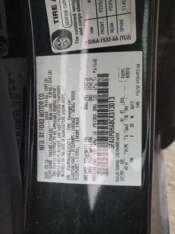 Photo 10 from auction – 2012 FORD FUSION SE with VIN 3FAHP0HA8CR313013
