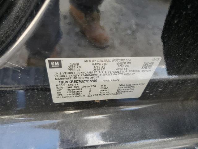 Photo 10 from auction – 2016 CHEVROLET SILVERADO with VIN 1GCVKREC7GZ127289