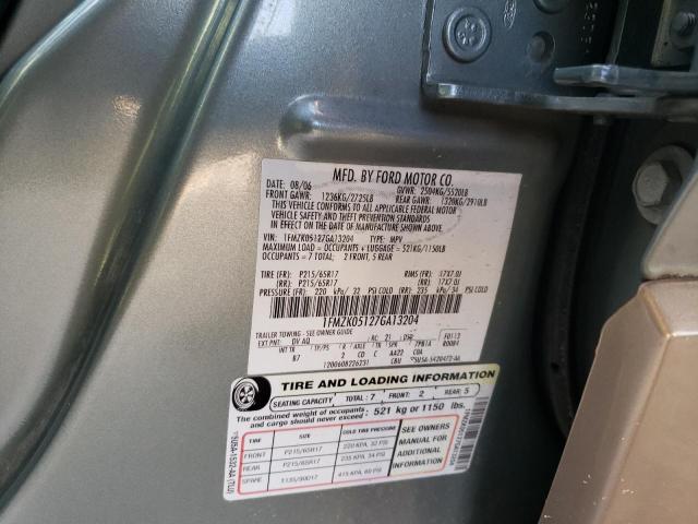 Photo 10 from auction – 2007 FORD FREESTYLE with VIN 1FMZK05127GA13204