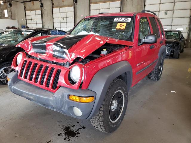 Photo 2 from auction – 2003 JEEP LIBERTY SP with VIN 1J4GL48K33W674822