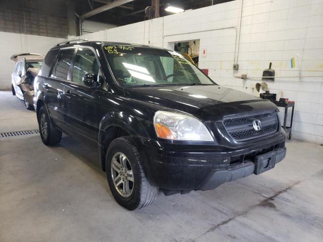 HONDA PILOT EXL 2004 with VIN 2HKYF185X4H509951 - Photo from auction