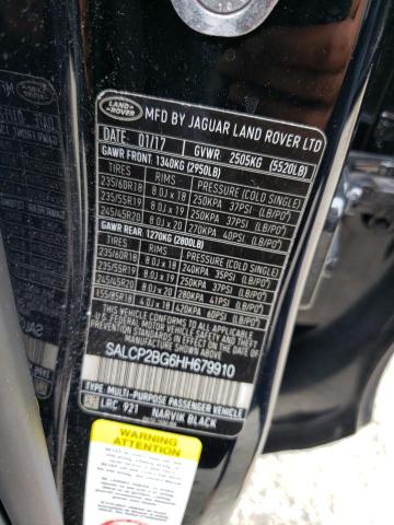 Photo 10 from auction – 2017 LAND ROVER DISCOVERY with VIN SALCP2BG6HH679910