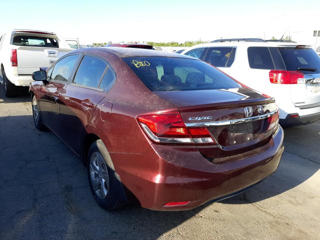 Photo 3 from auction – 2015 HONDA CIVIC LX with VIN 19XFB2F53FE285523