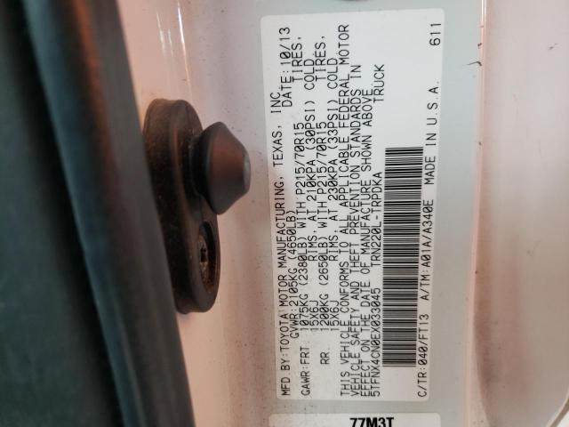 Photo 10 from auction – 2014 TOYOTA TACOMA with VIN 5TFNX4CN0EX033045