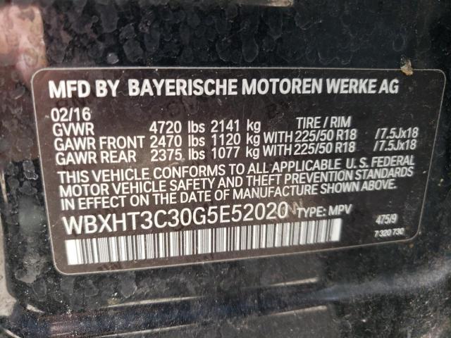 Photo 10 from auction – 2016 BMW X1 XDRIVE2 with VIN WBXHT3C30G5E52020