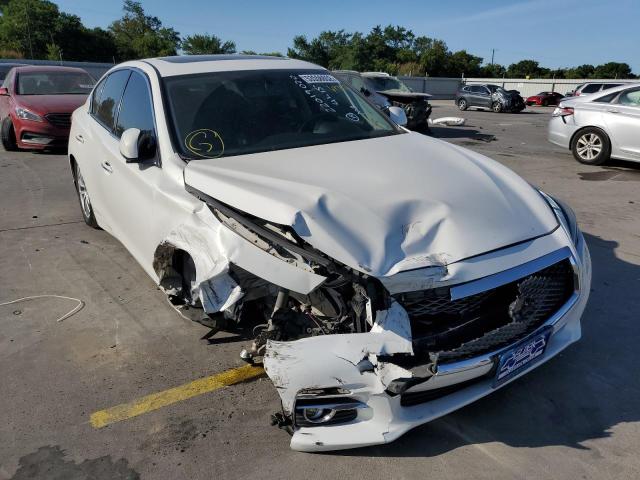 INFINITI Q50 BASE 2014 with VIN JN1BV7AP3EM677156 - Photo from auction
