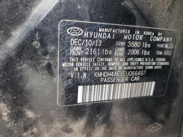 Photo 10 from auction – 2014 HYUNDAI ELANTRA SE with VIN KMHDH4AE1EU066497