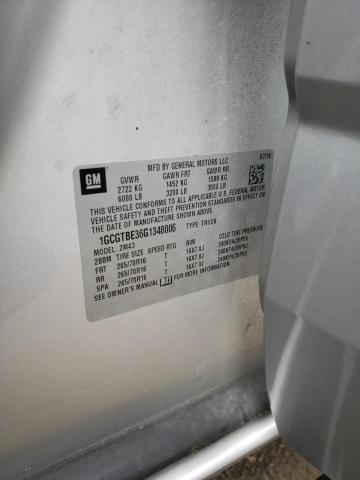 Photo 10 from auction – 2016 CHEVROLET COLORADO with VIN 1GCGTBE36G1348006