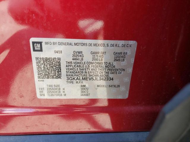 Photo 10 from auction – 2018 GMC TERRAIN SL with VIN 3GKALMEV5JL342334