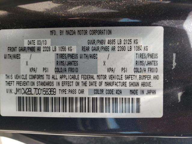 Photo 10 from auction – 2013 MAZDA 5 with VIN JM1CW2BL7D0158369