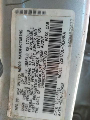 Photo 10 from auction – 2006 TOYOTA COROLLA CE with VIN 1NXBR32E66Z607283