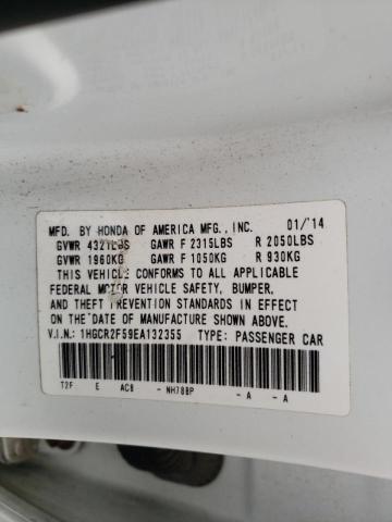Photo 10 from auction – 2014 HONDA ACCORD SPO with VIN 1HGCR2F59EA132355