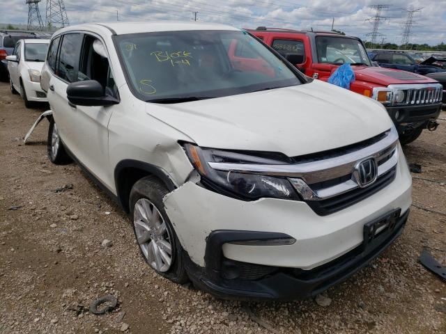 HONDA PILOT LX 2019 with VIN 5FNYF6H1XKB014834 - Photo from auction