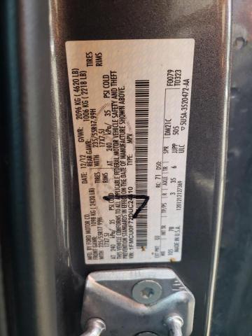 Photo 10 from auction – 2013 FORD ESCAPE S with VIN 1FMCU0F72DUC24810
