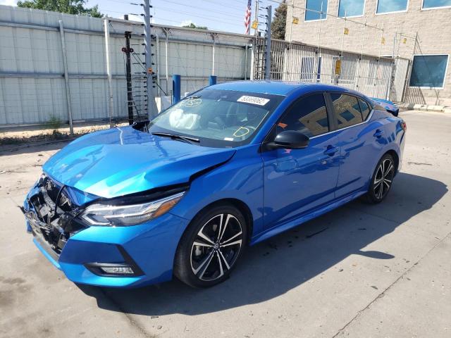 Photo 2 from auction – 2021 NISSAN SENTRA SR with VIN 3N1AB8DV6MY329769