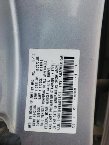 Photo 10 from auction – 2014 HONDA ACCORD EXL with VIN 1HGCR3F89EA014239