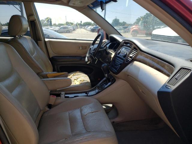 Photo 5 from auction – 2002 TOYOTA HIGHLANDER with VIN JTEGF21A420029550