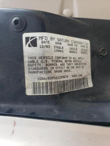 Photo 10 from auction – 2004 SATURN ION with VIN 1G8AJ52F64Z159679
