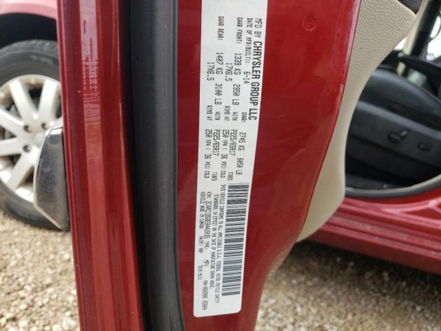 Photo 10 from auction – 2014 CHRYSLER TOWN & COU with VIN 2C4RC1BG8ER442035