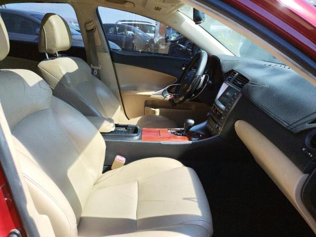 Photo 5 from auction – 2008 LEXUS IS 250 with VIN JTHBK262785053735