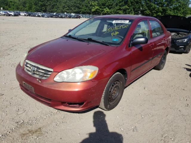 Photo 2 from auction – 2003 TOYOTA COROLLA with VIN 2T1BR32E03C045619