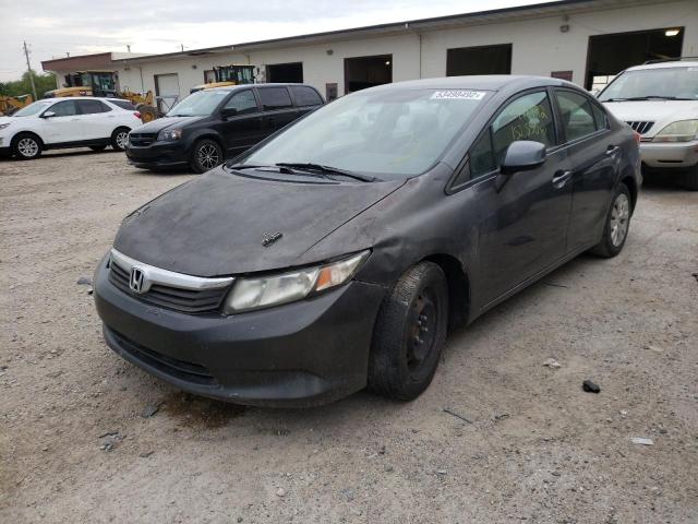 Photo 2 from auction – 2012 HONDA CIVIC LX with VIN 2HGFB2F53CH558011