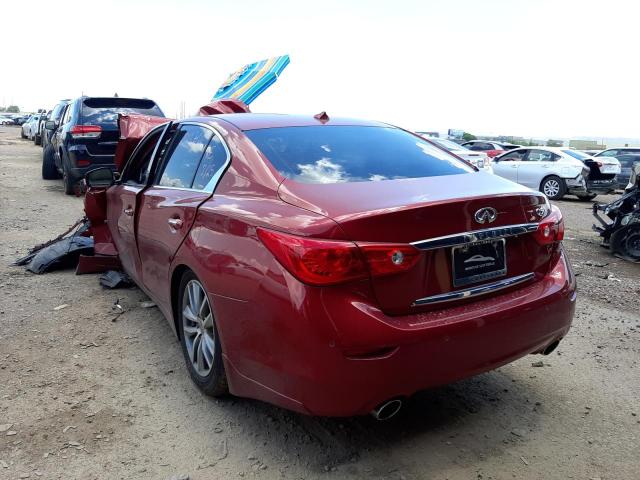 Photo 3 from auction – 2014 INFINITI Q50 BASE with VIN JN1BV7AP8EM674138