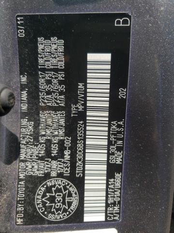 Photo 10 from auction – 2011 TOYOTA SIENNA with VIN 5TDZK3DC6BS135524
