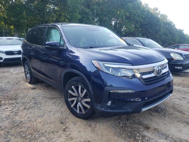 HONDA PILOT EXL 2019 with VIN 5FNYF5H55KB043896 - Photo from auction