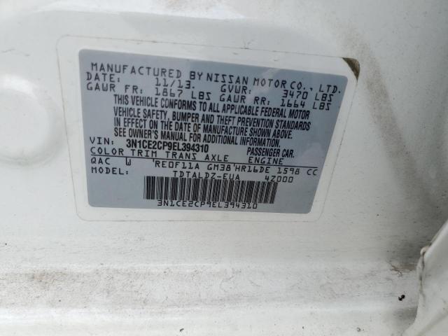 Photo 10 from auction – 2014 NISSAN VERSA NOTE with VIN 3N1CE2CP9EL394310
