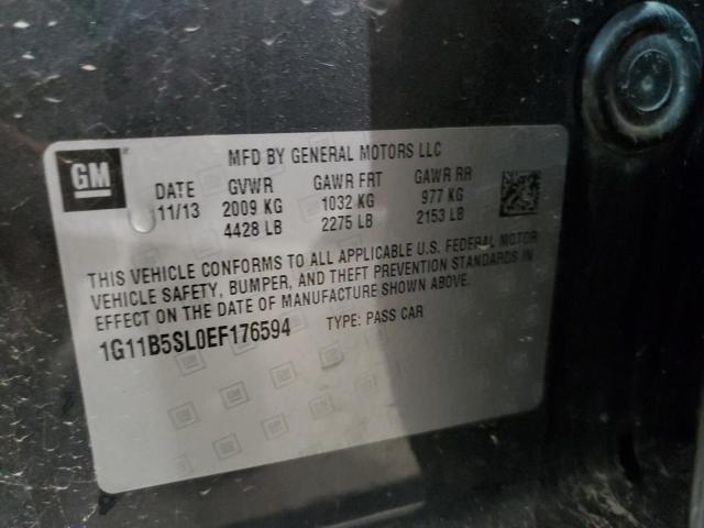 Photo 10 from auction – 2014 CHEVROLET MALIBU LS with VIN 1G11B5SL0EF176594