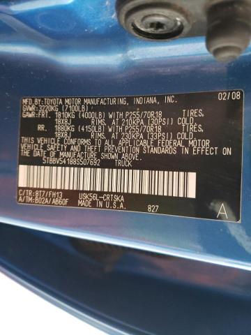 Photo 10 from auction – 2008 TOYOTA TUNDRA DOU with VIN 5TBBV54188S507692