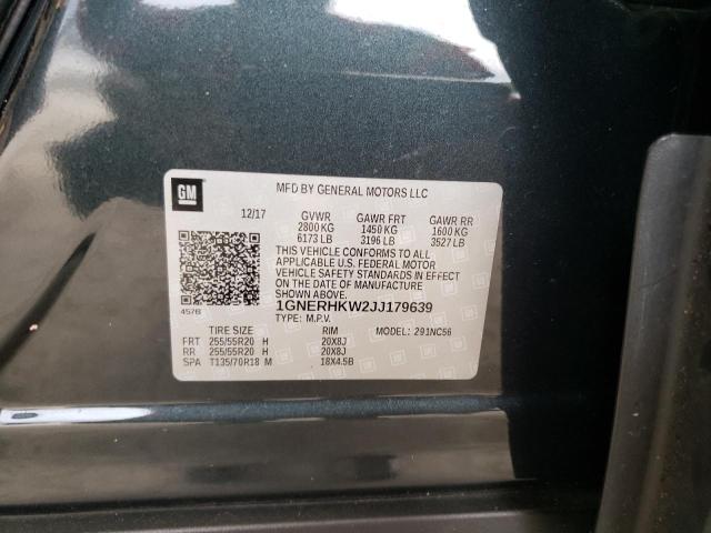 Photo 10 from auction – 2018 CHEVROLET TRAVERSE L with VIN 1GNERHKW2JJ179639