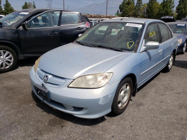 Photo 2 from auction – 2005 HONDA CIVIC HYBR with VIN JHMES96675S002869
