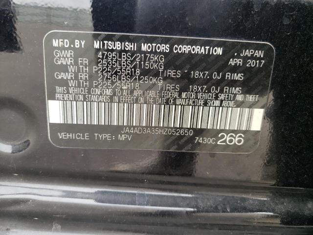 Photo 10 from auction – 2017 MITSUBISHI OUTLANDER with VIN JA4AD3A35HZ052650