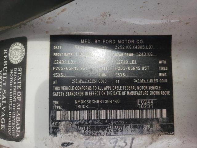 Photo 10 from auction – 2011 FORD TRANSIT CO with VIN NM0KS9CN9BT064146